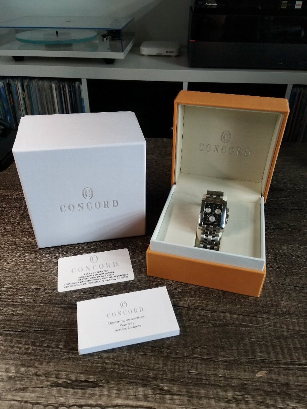Concord Sportivo chronograph unisex wristwatch